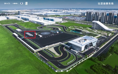 Laatste bedrijfscasus over The Wheel Identifier of Hengliang Tech Installed at BYD All-Terrain Racing Center