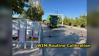 Onze technici werken samen met transportautoriteiten aan de routinekalibratie van het WIM-systeem